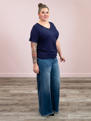 *NEW* Chloe Cozy Tee | Navy