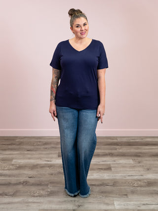 *NEW* Chloe Cozy Tee | Navy