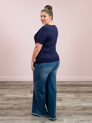 *NEW* Chloe Cozy Tee | Navy