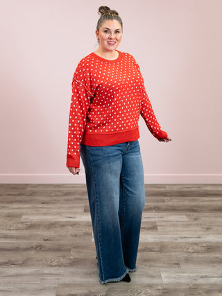 *NEW* Lovebug Pullover Sweater | Red