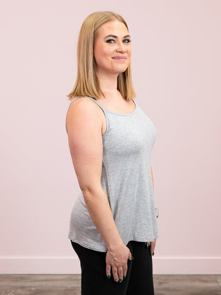 *NEW* Lula Reversible Cami | Heather Grey