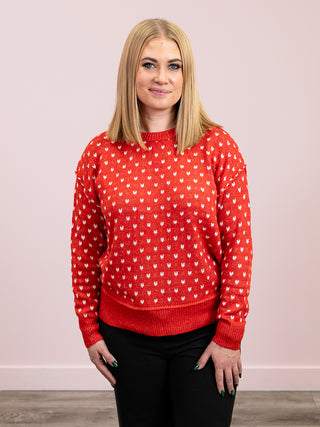 *NEW* Lovebug Pullover Sweater | Red