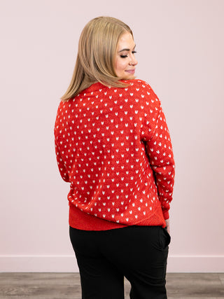 *NEW* Lovebug Pullover Sweater | Red