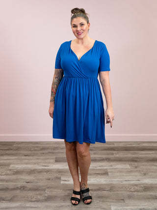 *DOOR CRASHERS* First Kiss Dress | Classic Blue