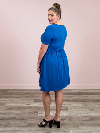 *DOOR CRASHERS* First Kiss Dress | Classic Blue