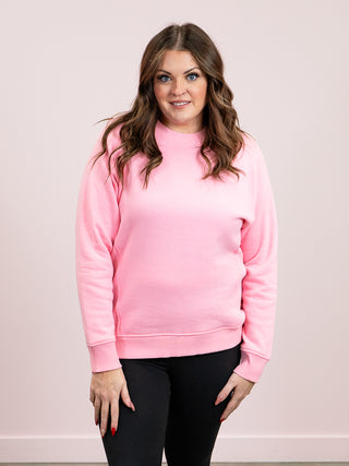 *DOOR CRASHERS* Kalani Raglan Sweatshirt | Dark Pink