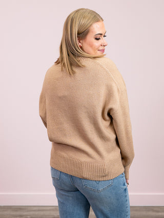 *NEW* Tierlyn Crewneck Sweater | Dark Taupe