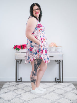 PREORDER Deja Vu Tank Dress | Bridget Floral - shipping mid-April