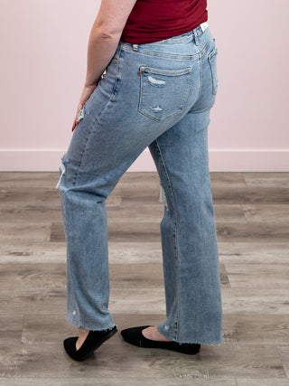 *NEW* Judy Blue | Mid Rise 90's Straight Denim | Alaric