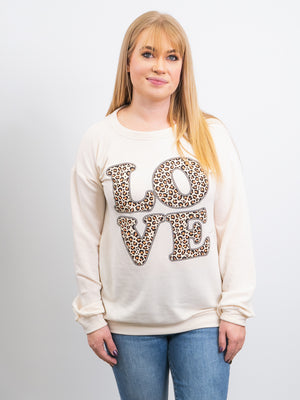 Wild Love Sweatshirt | Ivory