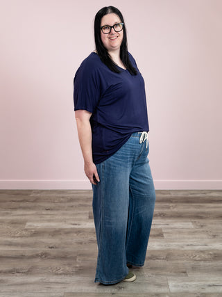 *NEW* Chloe Cozy Tee | Navy