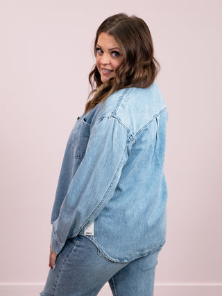 *NEW* Judy Blue | Western Denim Shirt | Silas