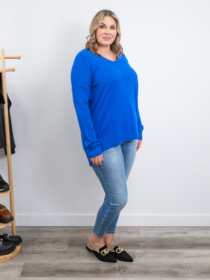 Lettie Sweater | Classic Blue