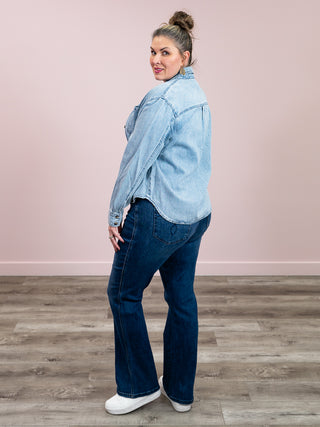 *NEW* Judy Blue | Western Denim Shirt | Silas