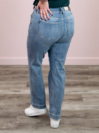 *NEW* Judy Blue | High Rise Trouser Wide Leg | Renly