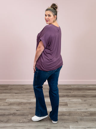 *NEW* Sierra Pocket Top | Plum