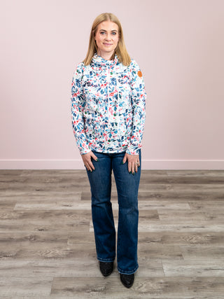 *NEW* Cassy Soft Funnel Neck Pullover | Winter Berry