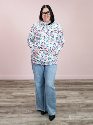 *NEW* Cassy Soft Funnel Neck Pullover | Winter Berry