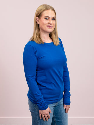*NEW* Elle Long Sleeve Top | Classic Blue