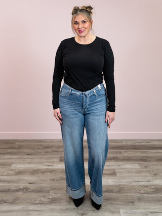 *NEW* Elle Long Sleeve Top | Black