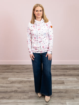 *NEW* Cassy Soft Funnel Neck Pullover | Wildflower Gardens