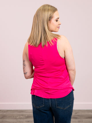 Luna Tank Top | Hot Pink
