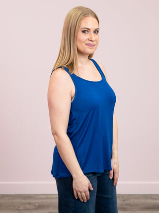 Luna Tank Top | Light Navy