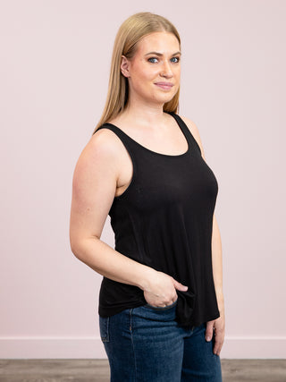Luna Tank Top | Black