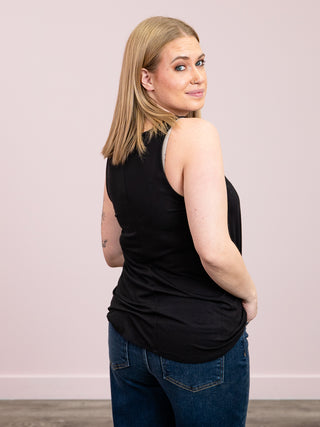 Luna Tank Top | Black