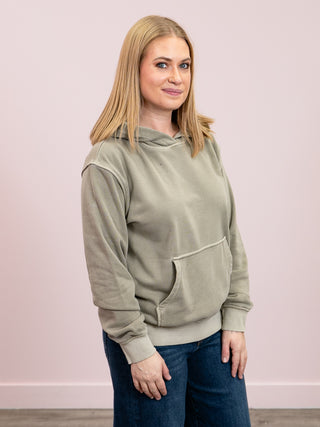 *SUNDAY STEAL* The Soft Spot Fleece Pocket Hoodie | Ash Mocha