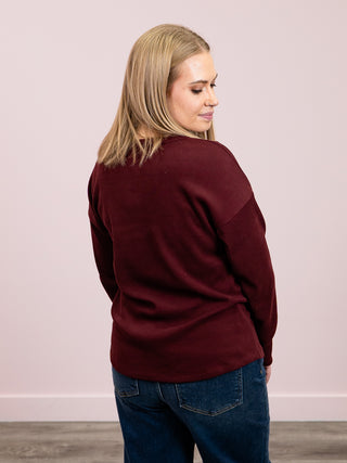 *NEW* Sorrel Long Sleeve Thermal Top | Burgundy