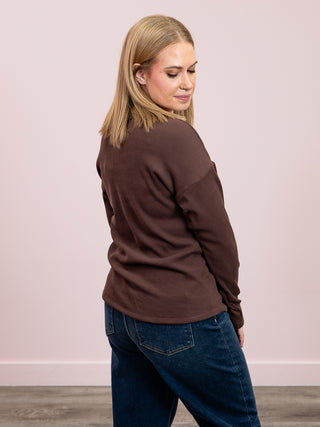 *NEW* Sorrel Long Sleeve Thermal Top | Brown