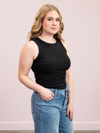 *NEW* Suri Ribbed Tank Top | Black