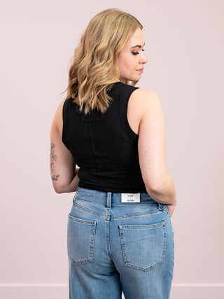 *NEW* Suri Ribbed Tank Top | Black