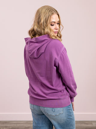 *SUNDAY STEAL* The Soft Spot Fleece Pocket Hoodie | Light Plum