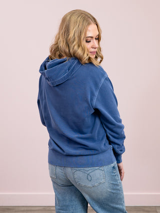 *SUNDAY STEAL* The Soft Spot Fleece Pocket Hoodie | Light Navy