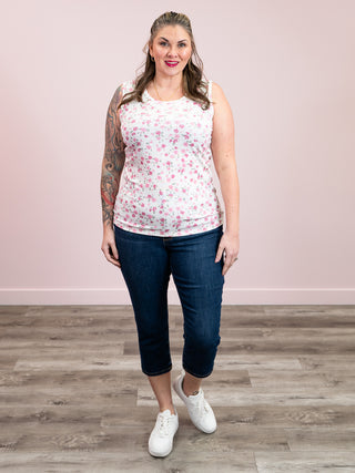 *NEW* Ava Tank | Pretty In Pink Floral