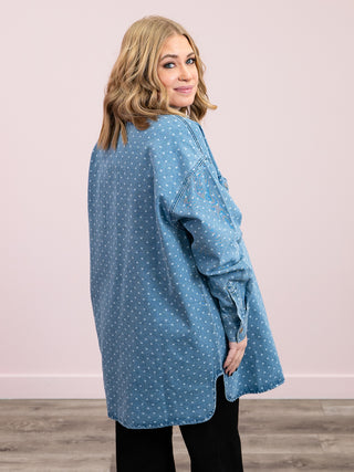 *NEW* Brunette The Label | Shania Jacket | Medium Blue