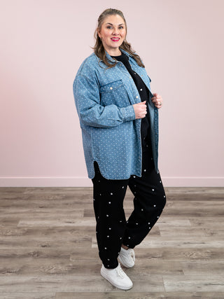 *NEW* Brunette The Label | Shania Jacket | Medium Blue