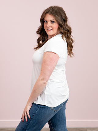*NEW* Allison Tee | Ivory