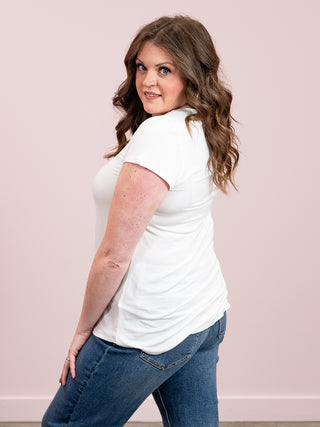 *NEW* Allison Tee | Ivory