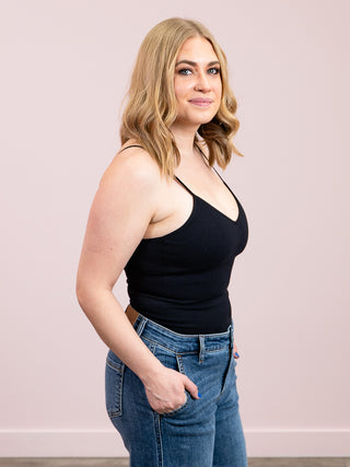 DEX | Tatiana Seamless Bra Top | Black