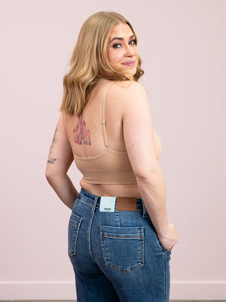 *NEW* DEX | Luma Seamless Padded Bralette | Nude
