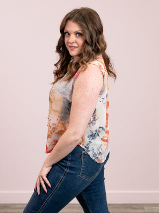 *NEW* DEX | Fawn Flowy Button Front Blouse | Flower Patch