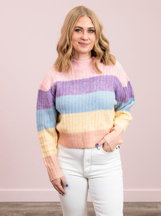*NEW* Addie Colourblock Stripe Sweater | Multi