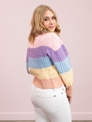 *NEW* Addie Colourblock Stripe Sweater | Multi