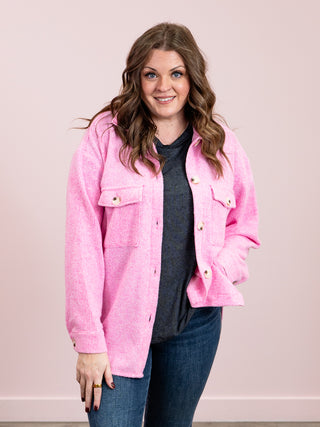 *NEW* Small World Shacket | Pink