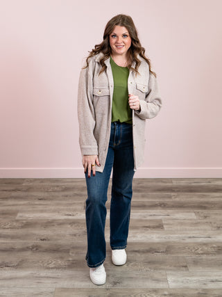 *NEW* Small World Shacket | Brown