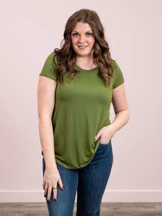 *NEW* Allison Tee | Olive