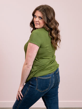 *NEW* Allison Tee | Olive